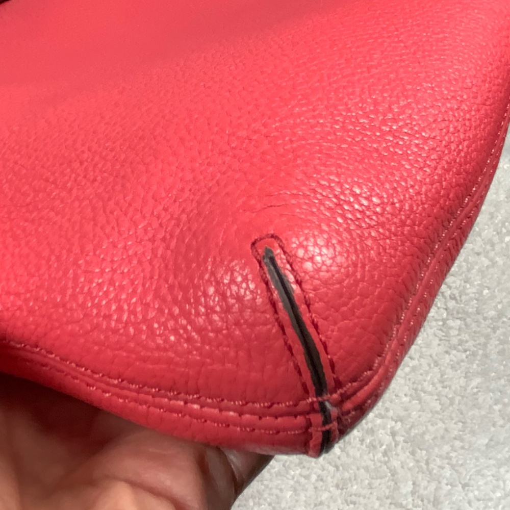 Michael Kors Salmon Pink Leather Crossbody - Picture 14 of 16
